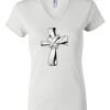 Women's Short Sleeve V-Neck T-Shirt Thumbnail